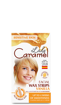 Віск для депіляції обличчя Lady Caramel Ванільний 12 шт Віск для депіляції обличчя Lady Caramel Ванільний 12 шт