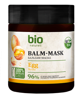 Бальзам-маска для волосся BIO Naturell Відновлююча Яєчна 480 мл