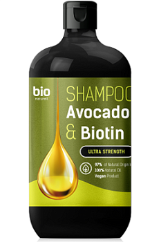 Шампунь Bio Naturell Avocado Oil & Biotin Ультрасила 946 мл