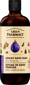 Крем-піна для ванни інжир та арганова олія Green Pharmacy 500 мл