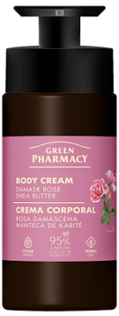 Крем для тіла Green Pharmacy Дамаська троянда та масло ши 739 мл