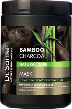 Маска для волосся Dr.Sante Detox Hair Bamboo Charcoal живлення і зміцнення 1000 мл