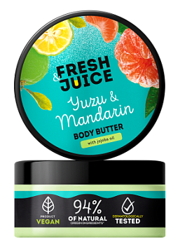 Крем-масло для тіла Fresh Juice Yuzu & Mandarin 200 мл Крем-масло для тіла Fresh Juice Yuzu & Mandarin 200 мл