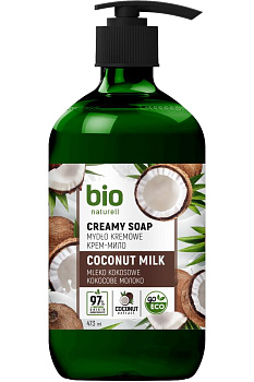 Крем-мило BIO Naturell Кокосове молоко 473 мл