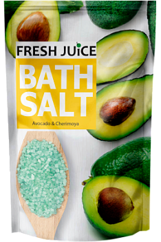 Сіль для ванн Fresh Juice Авокадо і черімойя дой-пак 500 мл