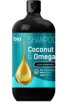 Шампунь Bio Naturell Coconut Oil & Omega 3 Ультраживлення 946 мл