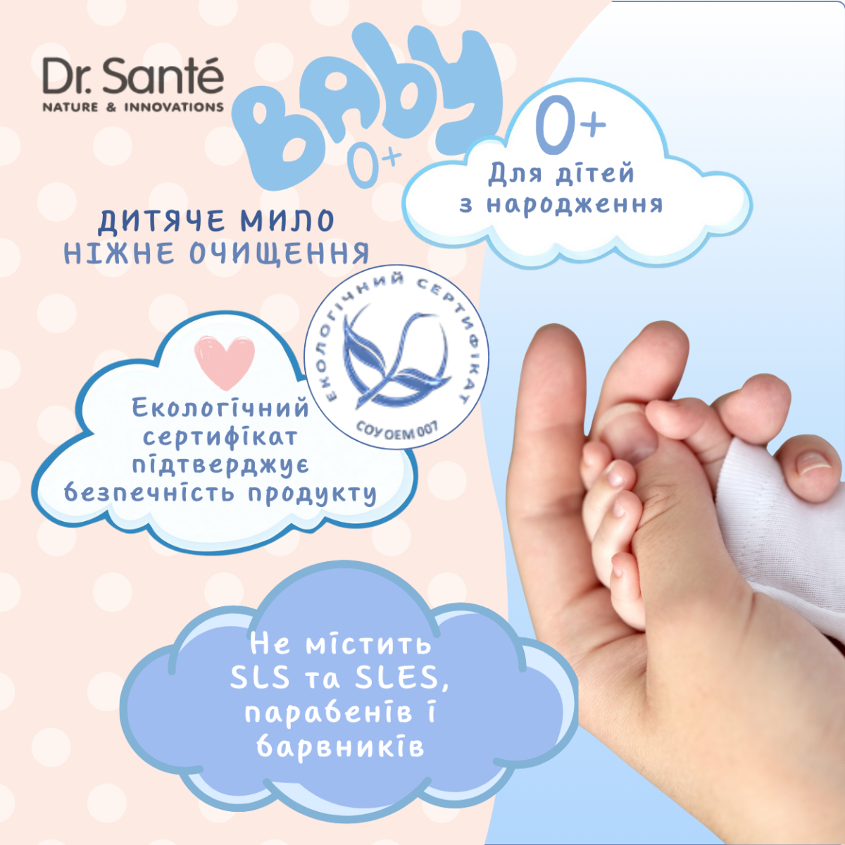 Дитяче мило Dr.Sante Baby 300 мл