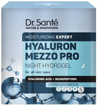 Нічний гідрогель Dr.Sante Hyaluron Mezzo Pro 50 мл