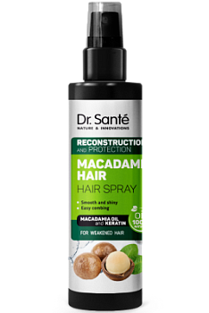 Спрей для волосся Dr.Sante Macadamia Hair Відновлення та захист 150 мл Спрей для волосся Dr.Sante Macadamia Hair Відновлення та захист 150 мл