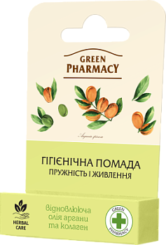Гігієнічна помада Green Pharmacy Пружність і живлення 3,6 г
