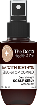 Сироватка для волосся The Doctor Health&Care Tar with Ichthyol + Sebo-Stop complex Проти лупи 89 мл Сироватка для волосся The Doctor Health&Care Tar with Ichthyol + Sebo-Stop complex Проти лупи 89 мл