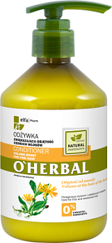 Бальзам-кондиціонер для об'єму тонкого волосся O’Herbal 500 мл