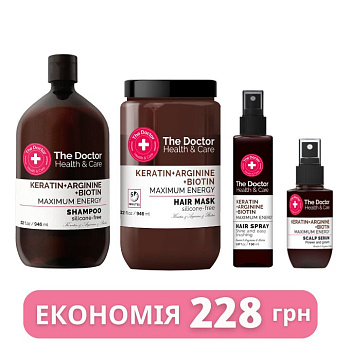 Набір для волосся The Doctor Health&Care Максимум енергії