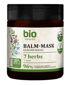 Бальзам-маска для волосся BIO Naturell Комплексний догляд 7 трав 480 мл