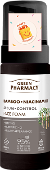 Пінка для вмивання Green Рharmacy Sebum-control Бамбук і ніацинамід 150 мл 