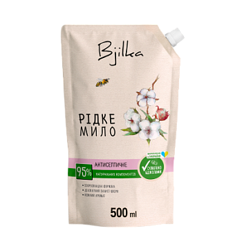 Рідке мило Bjilka Антисептичне дой-пак 500 мл