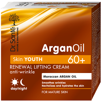 Відновлюючий крем-ліфтинг Dr.Sante ArganOil проти зморшок 60+ 50 мл