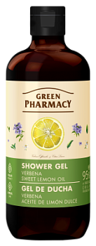 Гель для душу Green Pharmacy Вербена та олія солодкого лимону 500 мл