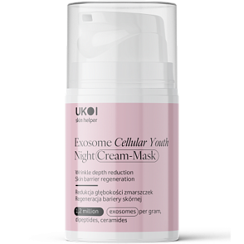 Нічна крем-маска з екзосомами UKOI EXOSOME Cellular Youth - клітинна молодість 50мл