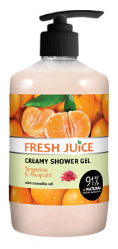 Крем-гель для душу Fresh Juice Мандарин і імбир 750 мл Крем-гель для душу Fresh Juice Мандарин і імбир 750 мл