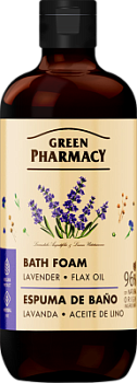 Піна для ванни лаванда та олія льону Green Pharmacy 500 мл Піна для ванни лаванда та олія льону Green Pharmacy 500 мл
