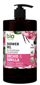 Крем-гель для душу BIO Naturell Орхідея та ваніль з помпою 946 мл