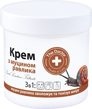 Крем з муцином равлика The Doctor Health&Care 250мл Крем з муцином равлика The Doctor Health&Care 250мл