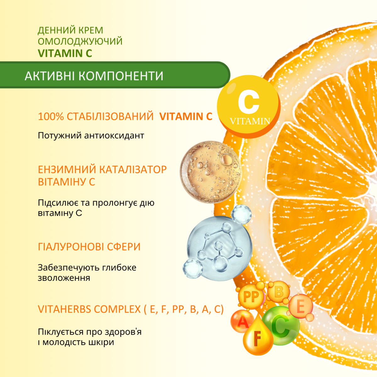 Денний крем омолоджуючий  Dr.Sante Vitamin C SPF15 50 мл