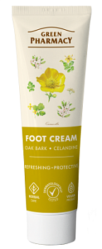 Крем для ніг Green Pharmacy освіжаючий, захисний 100 мл