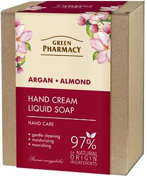 Набір для рук Green Pharmacy Мигдаль та арганова олія