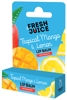 Бальзам для губ Fresh Juice Tropical Mango & Lemon 3,6 г Бальзам для губ Fresh Juice Tropical Mango & Lemon 3,6 г