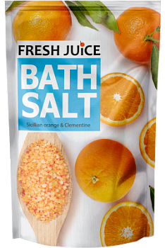 Сіль для ванн Fresh Juice Сицилійський апельсин і клементин дой-пак 500 мл