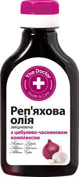 Реп'яхова олія The Doctor Health&Care для зміцнення волосся з цибульно-часниковим комплексом 100 мл Реп'яхова олія The Doctor Health&Care для зміцнення волосся з цибульно-часниковим комплексом 100 мл
