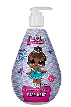 Гель-піна для купання L.O.L. SURPRISE! Miss Baby 500 мл Гель-піна для купання L.O.L. SURPRISE! Miss Baby 500 мл