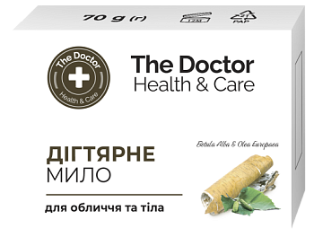 Мило для обличчя та тіла дігтярне The Doctor + Health & Care 70 г
