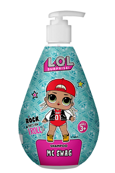 Шампунь L.O.L. SURPRISE! MC Swag 500 мл Шампунь L.O.L. SURPRISE! MC Swag 500 мл