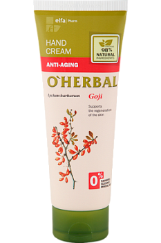 Крем для рук O'Herbal омолоджуючий з екстрактом годжі 75 мл