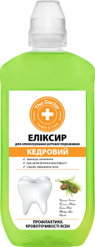 Еліксир для порожнини рота The Doctor Health&Care Кедровий 500 мл Еліксир для порожнини рота The Doctor Health&Care Кедровий 500 мл