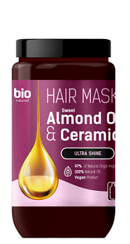 Маска для волосся Bio Naturell Sweet Almond Oil & Ceramides Ультраблиск 946 мл