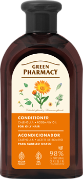 Кондиціонер Green Pharmacy Календула та розмаринова олія для жирного волосся 300 мл 