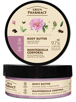  Масло для тіла Green PharmacyДамаська троянда та масло ши 200 мл