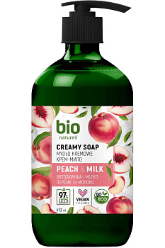 Крем-мило BIO Naturell Персик 473 мл