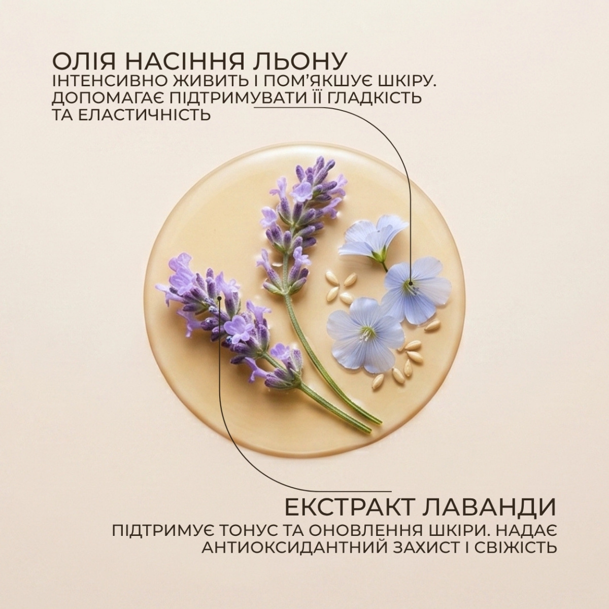 Гель для душу Green Pharmacy Лаванда та олія льону 500мл 