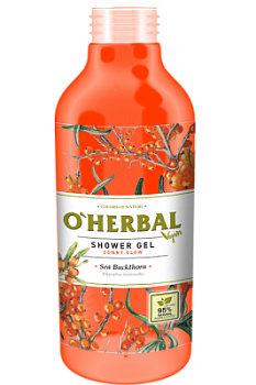Гель для душа O`Herbal Vegan Сонячне сяйво Обліпиха 400 мл Гель для душа O`Herbal Vegan Сонячне сяйво Обліпиха 400 мл