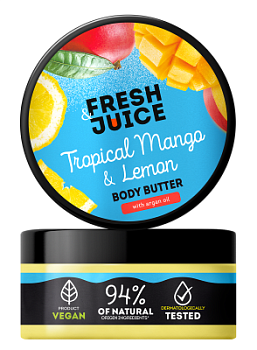 Крем-масло для тіла Fresh Juice Tropical Mango & Lemon 200 мл Крем-масло для тіла Fresh Juice Tropical Mango & Lemon 200 мл