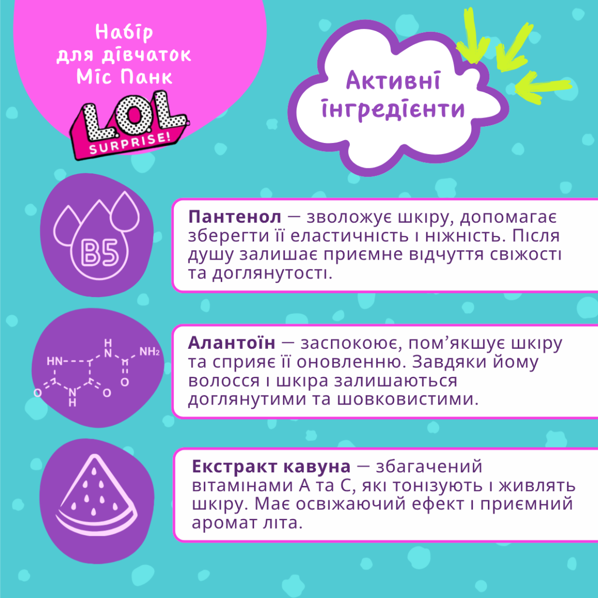 Набір для дівчаток Міс Панк L.O.L. SURPRISE!