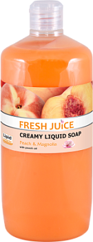 Крем-мило Fresh Juice Персик Магнолія 1000 мл Крем-мило Fresh Juice Персик Магнолія 1000 мл