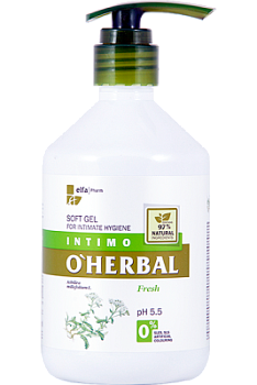 Ніжний гель для інтимної гігієни O'Herbal Fresh 500 мл