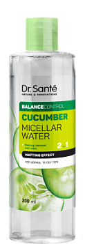 Міцелярна вода Dr.Sante Cucumber Balance Control 2в1 Тонік і демакияж 200 мл Міцелярна вода Dr.Sante Cucumber Balance Control 2в1 Тонік і демакияж 200 мл