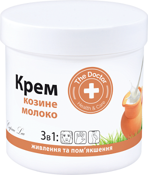Крем для шкіри 3в1 The Doctor Health&Care Козяче молоко 250 мл Крем для шкіри 3в1 The Doctor Health&Care Козяче молоко 250 мл